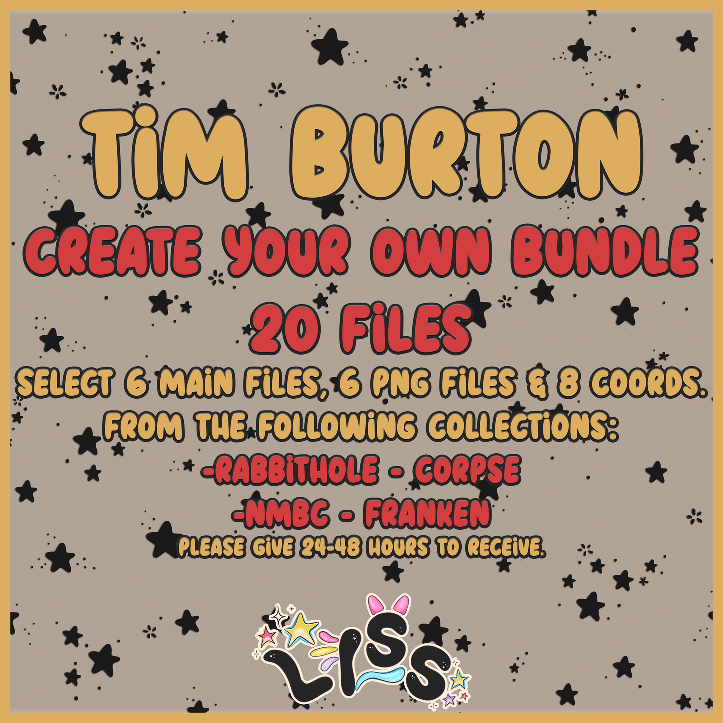 2024 - Lyss Doodles - Create your own Burton Bundle. (Select from all 4 collections)