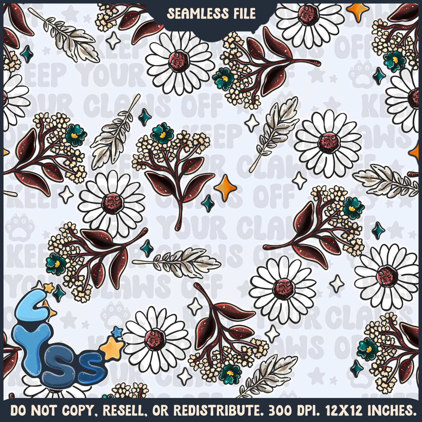 2025 - Lyss Doodles - Coordinates - Bookish Garden - 25LD009