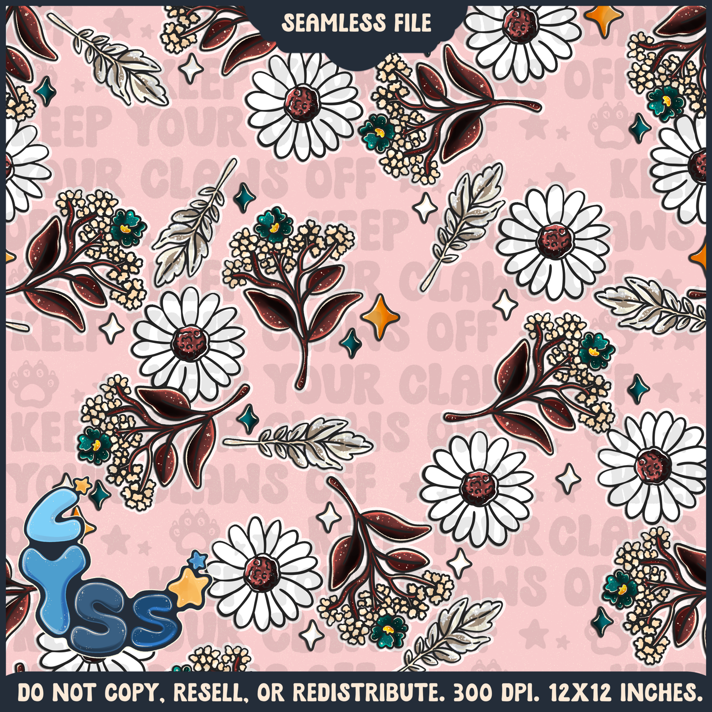 2025 - Lyss Doodles - Coordinates - Bookish Garden - 25LD009