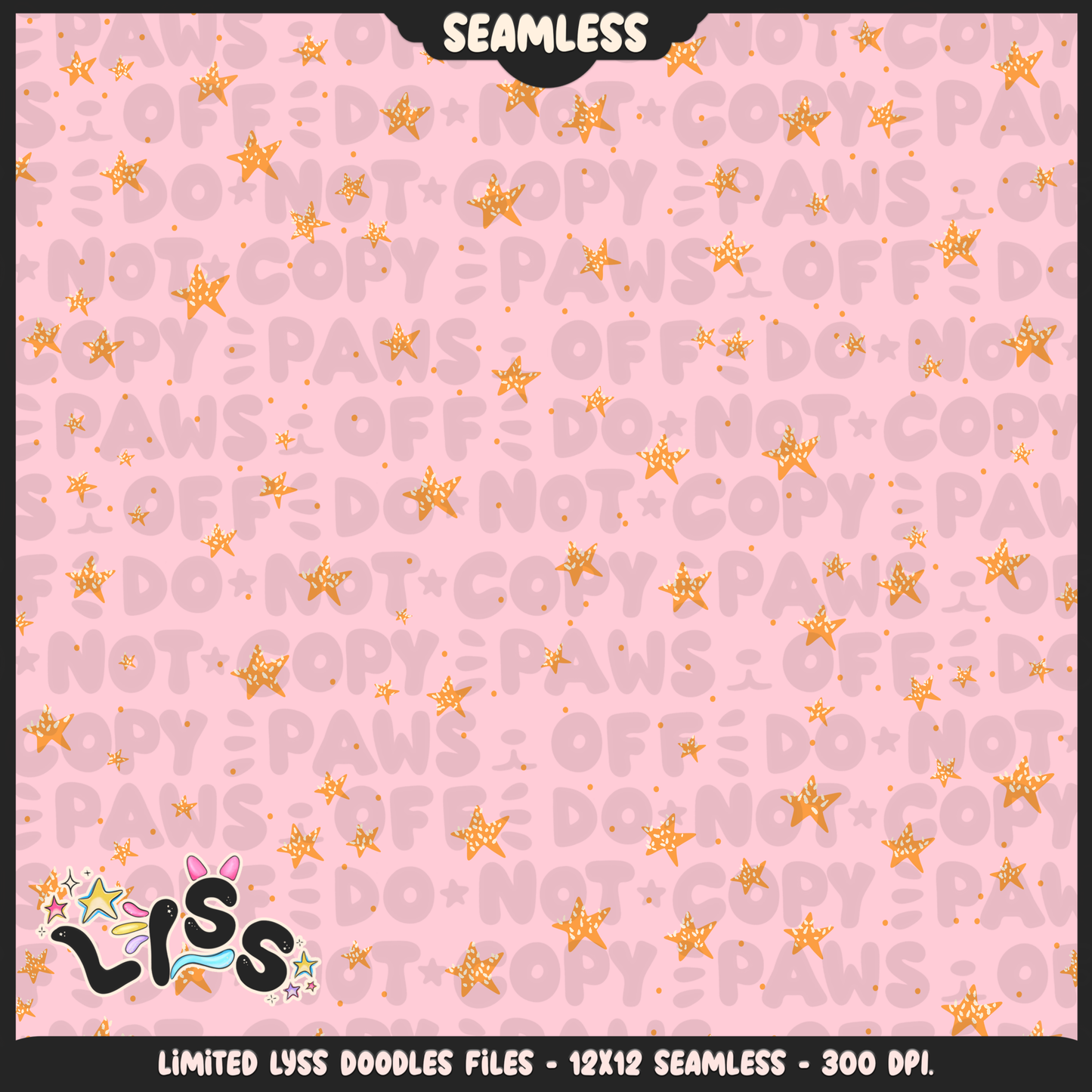 Lyss Doodles - Seamless - Coordinate - Mystery Files - #5