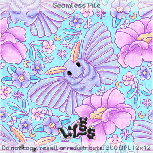 2025 - Lyss Doodles - Seamless - Lyss Doodles - Celestial Garden - 25LD023