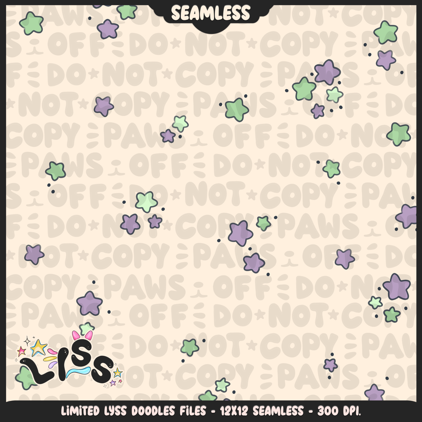 Lyss Doodles - Seamless - Coordinates - Mystery Files - #6