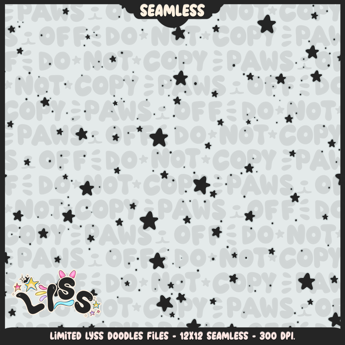 2024 - Lyss Doodles - Seamless - Coordinates - Edward - 24LD079