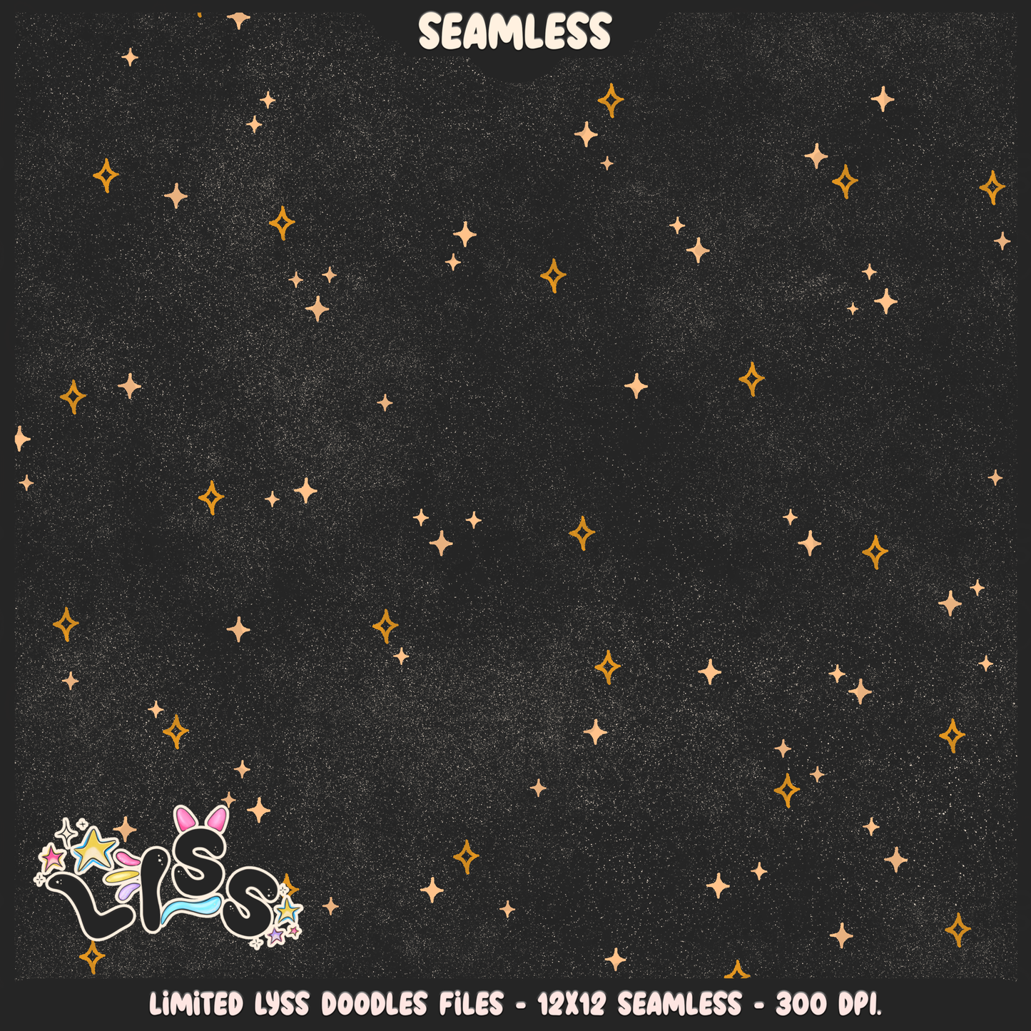 Lyss Doodles - Seamless - Coordinate - Mystery Files - #7