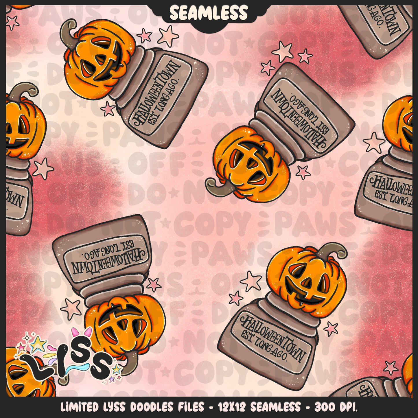 2024 - Lyss Doodles - Coordinates -  HalloweenVillage - 24LD066