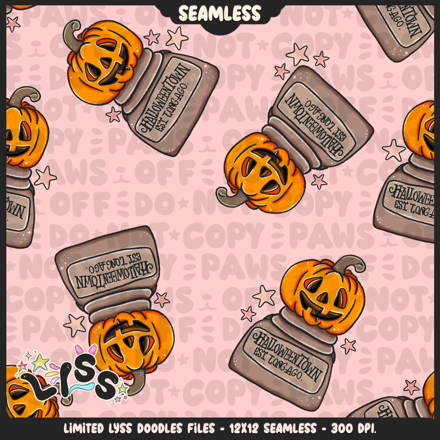 2024 - Lyss Doodles - Coordinates -  HalloweenVillage - 24LD066