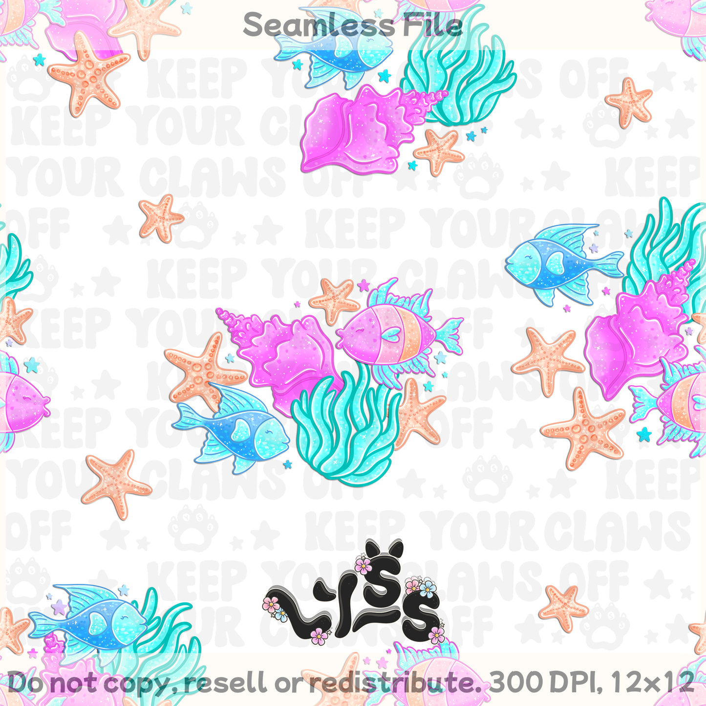 2025 - Lyss Doodles - Coordinates - Magical Ocean - 25LD027