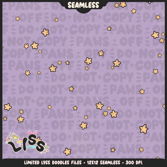 Lyss Doodles - Seamless - Coordinate - Mystery Files - #1