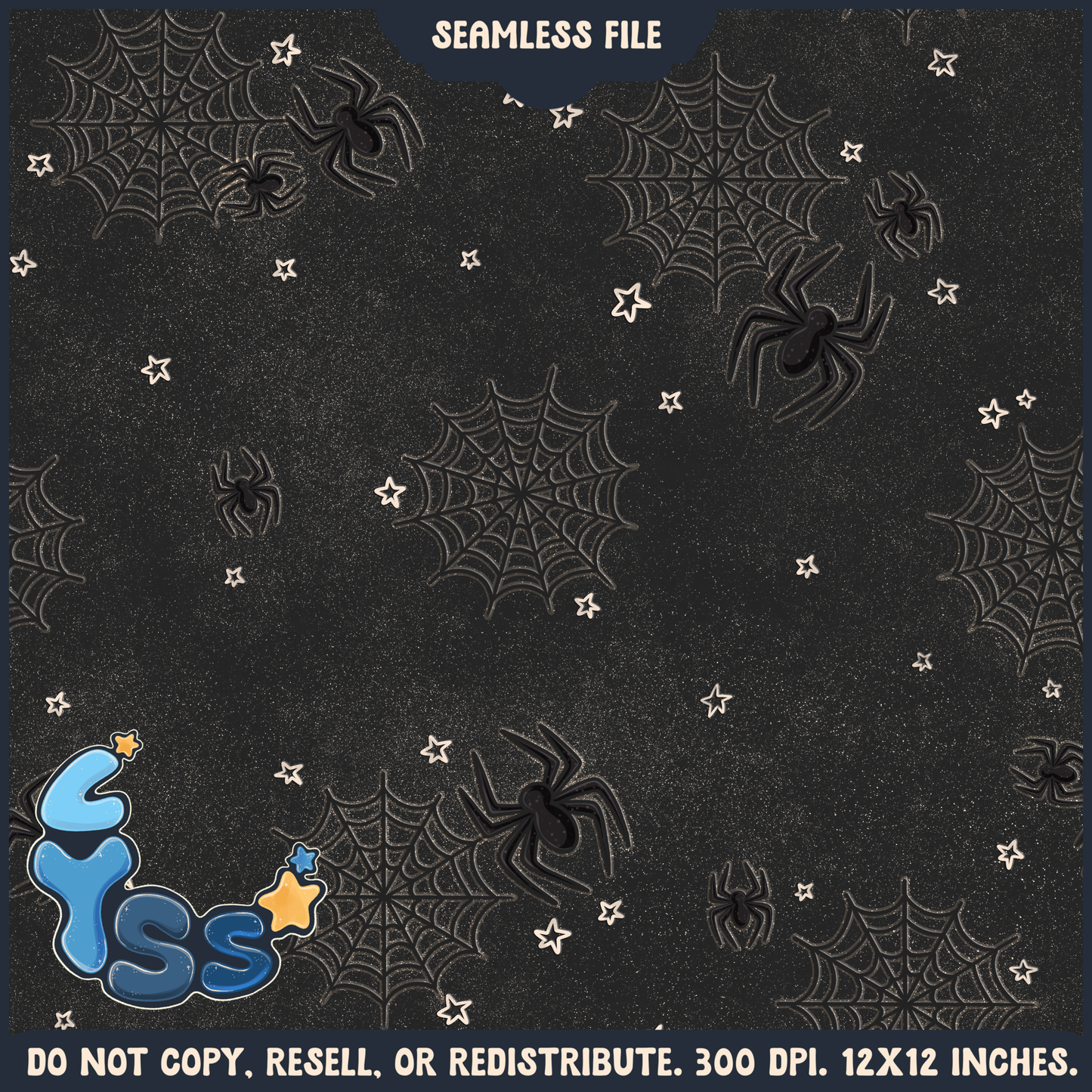 2024 - Lyss Doodles - Seamless - Coordinates - Pretty Spidey - 24LD084