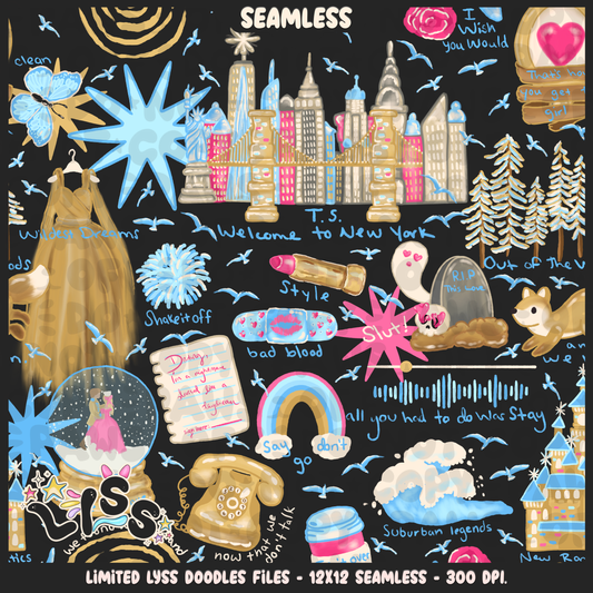 2024 - Lyss Doodles - Seamless - Mains - Tay Collab - NYC - 24LD022