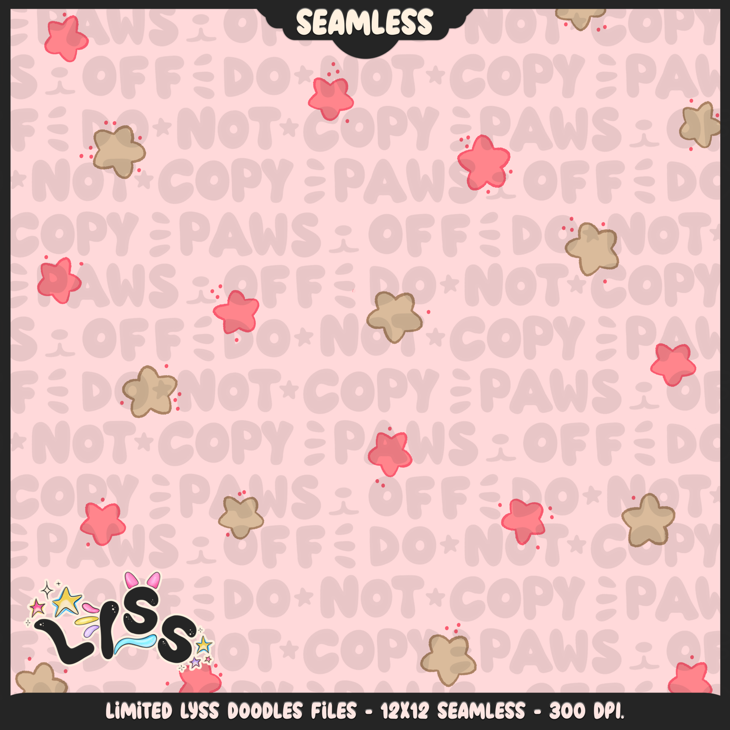 Lyss Doodles - Seamless - Coordinate - Mystery Files - #1