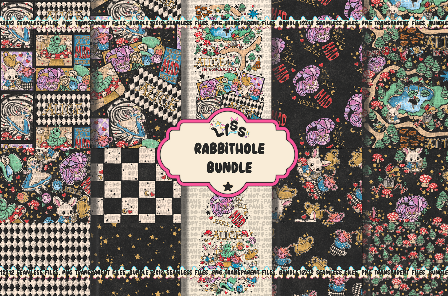 2024 - Lyss Doodles - BUNDLES - Rabbithole - 24LD076