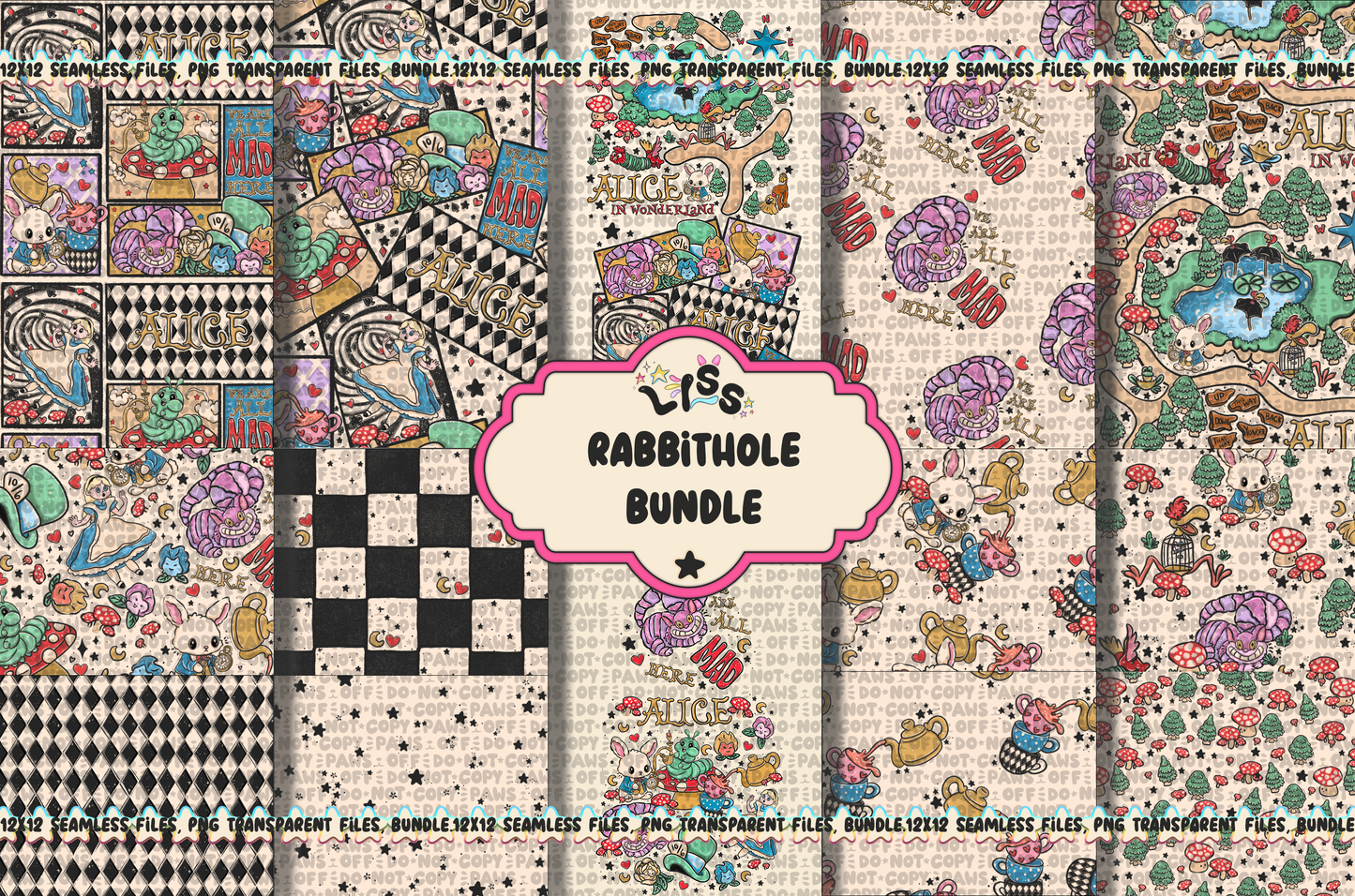 2024 - Lyss Doodles - BUNDLES - Rabbithole - 24LD076